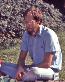 Young Chuck Sitting In Golden Gate Park